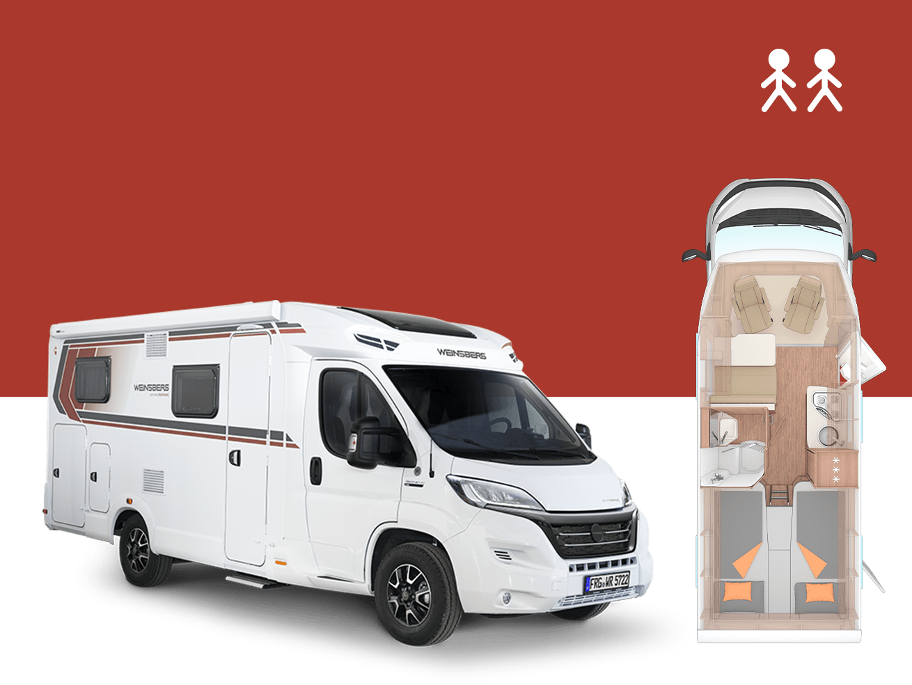 Kategorie ACTIVE – VAN‐Klasse für 2 Personen