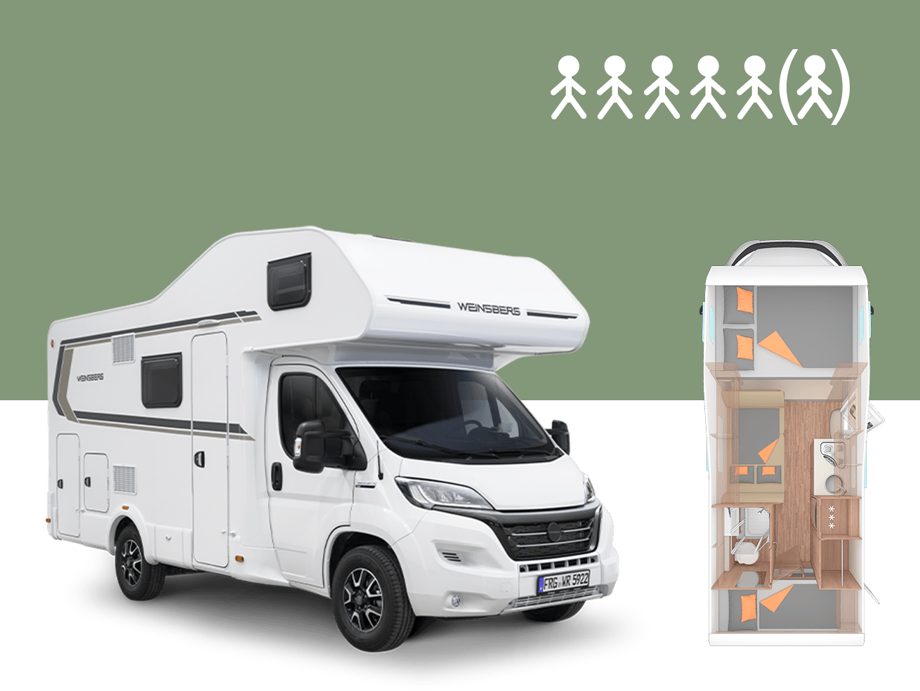 Kategorie FAMILY PLUS – Alkoven für 5–6 Personen