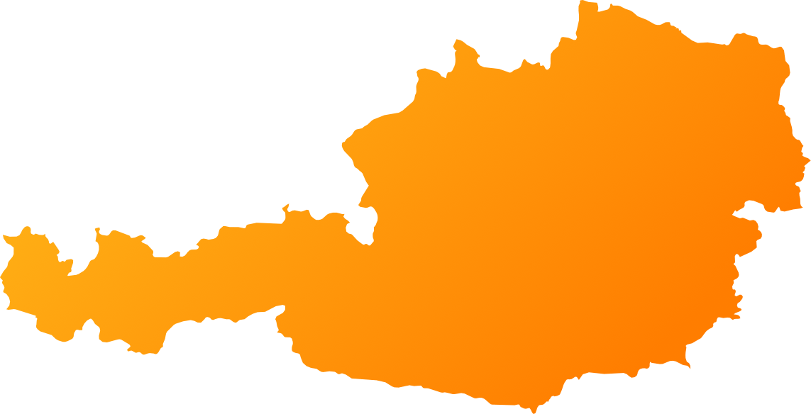 Die Karte von Österreich