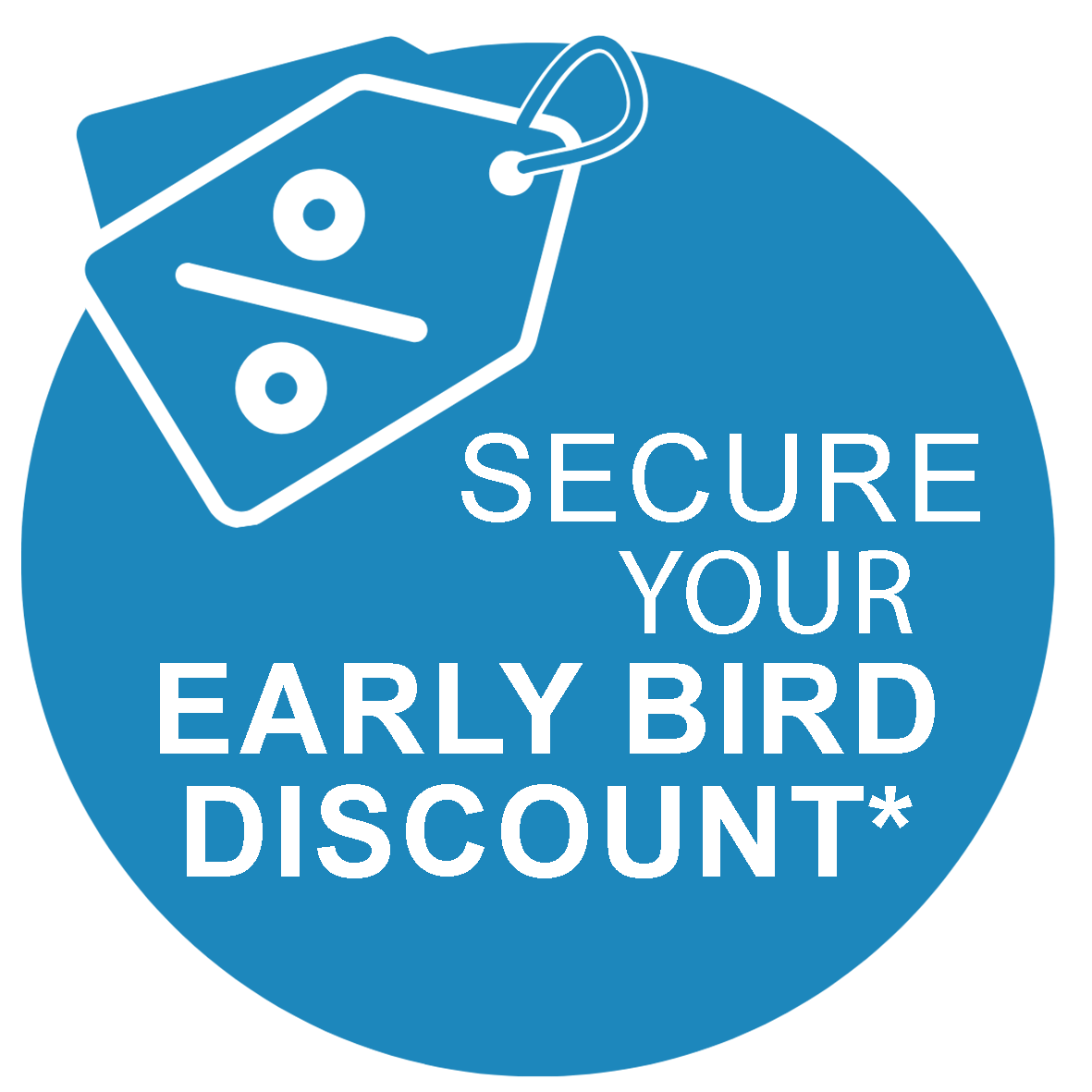 Secure your early bird discount